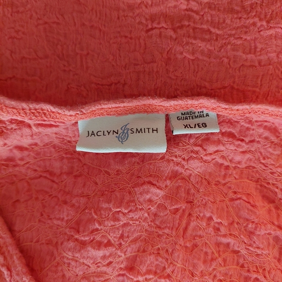 Jaclyn Smith XL Orange T-shirt - Picture 3 of 4